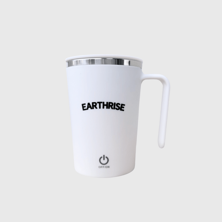 Earthrise Self-Stirring Mug in White