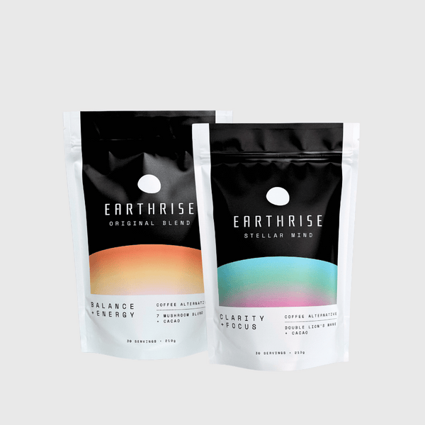 Earthrise Clean Energy Bundle with 30 servings of Original Blend and 30 servings of Stellar Mind